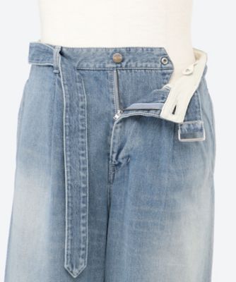 グラフペーパー graphpaper デニムパンツ デニムパンツ Selvage Denim Belted