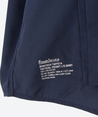 シャツ　ＭＩＮＯＴＥＣＨ　ＴＡＦＦＥＴＡ　ＴＡＣＴＩＣＡＬ　ＰＯＣＫＥＴ　ｌ／Ｓ　ＳＨＩＲＴ　４Ｗ－３９－ＦＳＣ２４３－５０１７１