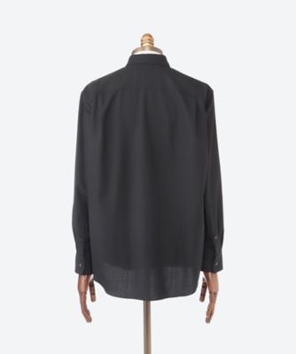 美品！OVERCOAT Wool Shirt ブラック WOOL SHIRT / BLACK | OVERCOAT(オーバーコート) | SHIRTS