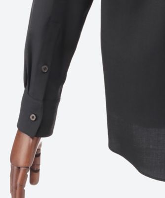 美品！OVERCOAT Wool Shirt ブラック Yohji YamamotoNEIGHBORHOOD Coat _ FASCINATE Osaka Japan