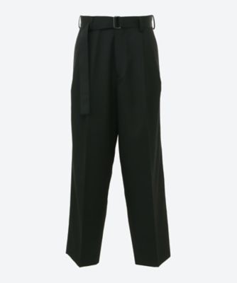 ＜ssstein (Men)＞ワイドパンツ　ＢＥＬＴＥＤ　ＷＩＤＥ　ＳＴＲＡＩＧＨＴ　ＴＲＯＵＳＥＲＳ　２４Ｗ－８－ＳＴ．９５６