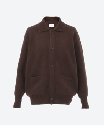 カーディガン FINE ALPACA KNIT COLLARED