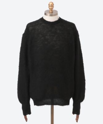 トップス ssstein Super Kid Mohair Knit Crew Neck KID MOHAIR KNIT CREW NECK LS-キッドモヘアニットクルーネック