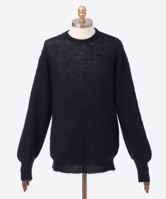 ＜ssstein (Men)＞ニット　ＳＵＰＥＲ　ＫＩＤ　ＭＯＨＡＩＲ　ＫＮＩＴ　ＣＲＥＷ　ＮＥＣＫ　ＬＳ　２４Ｗ－２８－ＳＴ．１０００