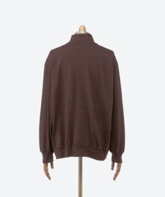 プルオーバー　Ｃ／ＮＡＰＰ　Ｂｏｒｄｅｒ　Ｈａｒｆ－Ｚｉｐ　２４Ｗ－９－ＢＨＳ２４Ｆ０３８Ｂｄｒ