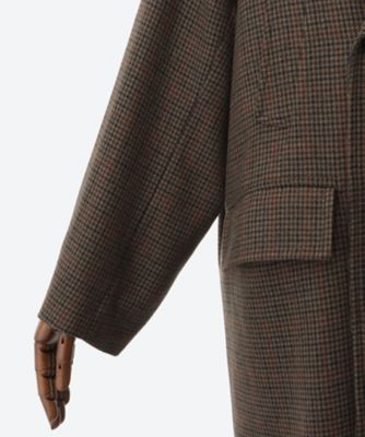 コート　Ｃｌａｓｓｉｃ　Ｈｏｕｎｄｓｔｏｏｔｈ　Ｄｏｕｂｌｅ－Ｂｒｅａｓｔｅｄ　Ｃｏａｔ　２４Ｗ－１５－ＢＨＳ２４Ｆ００４Ｈｄｔ