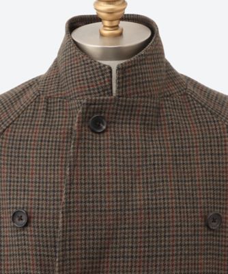 コート　Ｃｌａｓｓｉｃ　Ｈｏｕｎｄｓｔｏｏｔｈ　Ｄｏｕｂｌｅ－Ｂｒｅａｓｔｅｄ　Ｃｏａｔ　２４Ｗ－１５－ＢＨＳ２４Ｆ００４Ｈｄｔ