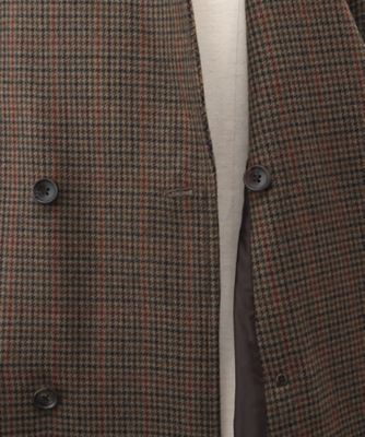 コート　Ｃｌａｓｓｉｃ　Ｈｏｕｎｄｓｔｏｏｔｈ　Ｄｏｕｂｌｅ－Ｂｒｅａｓｔｅｄ　Ｃｏａｔ　２４Ｗ－１５－ＢＨＳ２４Ｆ００４Ｈｄｔ