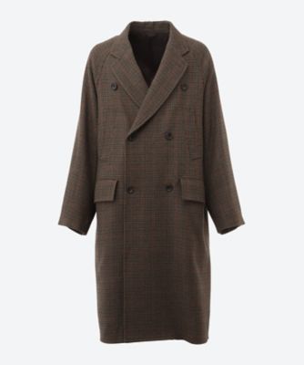 ＜blurhms/blurhmsROOTSTOCK (Men)＞コート　Ｃｌａｓｓｉｃ　Ｈｏｕｎｄｓｔｏｏｔｈ　Ｄｏｕｂｌｅ－Ｂｒｅａｓｔｅｄ　Ｃｏａｔ　２４Ｗ－１５－ＢＨＳ２４Ｆ００４Ｈｄｔ