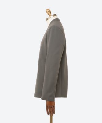 ジャケット　ＭＩＬＡＮ　ＲＩＢ　ＤＯＵＢＬＥ　ＢＲＥＡＳＴＥＤ　ＣＯＬＬＡＲＬＥＳＳ　ＪＡＣＫＥＴ　２４Ｗ－７－ＣＦ００８ＫＤ０９９