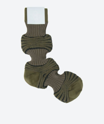 ＜CFCL (Men)＞ソックス　ＧＡＲＴＥＲ　ＲＩＢ　ＳＯＣＫＳ　２４Ｗ－１４－ＣＦ００８ＡＩ１４６