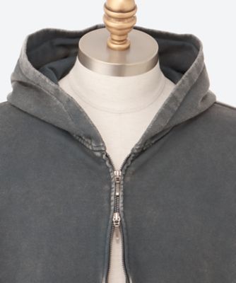 パーカ SHABBY FULL ZIPPED HOODIE AW24