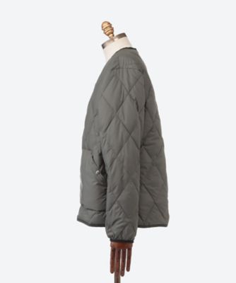 ブルゾン SHIPS Colors:〈手洗い可能〉ツイル ノーカラー ジップブルゾン