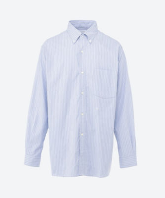 ＜nanamica (Men)＞シャツ　Ｂｕｔｔｏｎ　Ｄｏｗｎ　Ｓｔｒｉｐｅ　Ｗｉｎｄ　Ｓｈｉｒｔ　２４Ｗ－２５－ＳＵＧＦ３５２