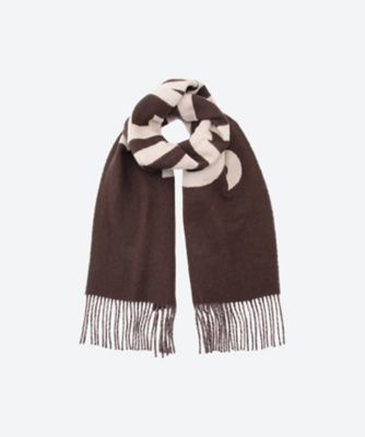 ＜JACQUEMUS (Men)＞マフラー　Ｆｒｉｎｇｅ　ｌｏｇｏ　ｓｃａｒｆ　２４Ｗ―１９―２２Ｈ２２６ＡＣ４３５―５００７