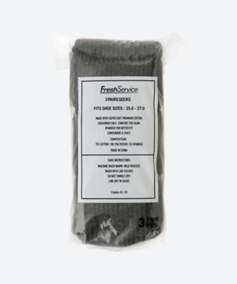 カジュアルソックス　ＯＲＩＧＩＮＡＬ　３－ＰＡＣＫ　ＳＯＣＫＳ　２５Ｓ－１６－ＦＳＰ２４４－９００１６Ｂ