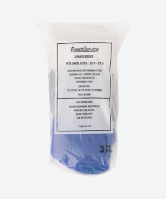 カジュアルソックス　ＳＩＧＮＡＴＵＲＥ　３－ＰＡＣＫ　ＳＯＣＫＳ　２５Ｓ－１７－ＦＳＰ２４４－９００１８Ｂ