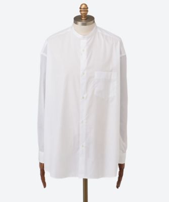 シャツ　Ｂｒｏａｄ　Ｌ／Ｓ　Ｏｖｅｒｓｉｚｅｄ　Ｂａｎｄ　Ｃｏｌｌａｒ　Ｓｈｉｒｔ　２５Ｓ―２１―ＧＭ２５１―５０００２Ｂ