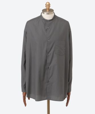 シャツ　Ｂｒｏａｄ　Ｌ／Ｓ　Ｏｖｅｒｓｉｚｅｄ　Ｂａｎｄ　Ｃｏｌｌａｒ　Ｓｈｉｒｔ　２５Ｓ―２１―ＧＭ２５１―５０００２Ｂ