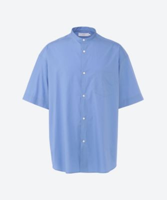 Graphpaper (Men)/グラフペーパー シャツ　Ｂｒｏａｄ　Ｓ／Ｓ　Ｏｖｅｒｓｉｚｅｄ　Ｂａｎｄ　Ｃｏｌｌａｒ　Ｓｈｉｒｔ　２５Ｓ―２３―ＧＭ２５１―５００１４Ｂ