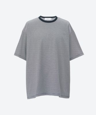＜Graphpaper (Men)＞Ｔシャツ　Ｎａｒｒｏｗ　Ｂｏｒｄｅｒ　Ｓ／Ｓ　Ｔｅｅ　２５Ｓ―３９―ＧＵ２５１―７０１１６Ｂ