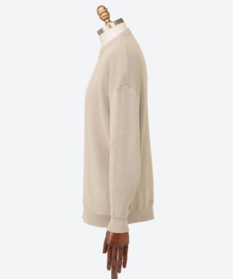 カットソー　Ｌｉｎｅｎ　Ｓｏｌｏｔｅｘ　Ｌｏｏｓｅ　Ｒｉｂ　Ｃｒｅｗ　Ｎｅｃｋ　２５Ｓ―６１―ＧＵ２５１―８０１１９