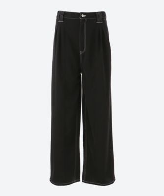 ＜YOKE (Men)＞パンツ　３ＰＬＥＡＴＥＤ　ＷＩＤＥ―ＬＥＧ　ＴＲＯＵＳＥＲＳ　２５Ｓ―３―ＹＫ２５ＳＳ０９０８Ｐ