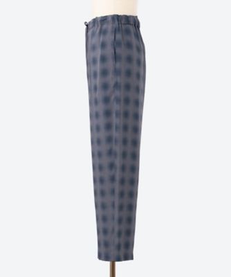パンツ　ＢＬＵＲＲＥＤ　ＯＭＢＲＥ　ＰＬＡＩＤ　ＯＰＥＮ　ＥＡＳＹ　ＰＡＮＴＳ　２５Ｓ―８―ＹＫ２５ＳＳ０９４７Ｐ
