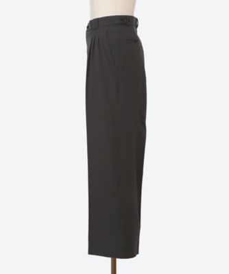 パンツ　ＷＯＯＬ　ＴＲＯＰＩＣＡＬ　３ＰＬＥＡＴＥＤ　ＷＩＤＥ―ＬＥＧ　ＴＲＯＵＳＥＲＳ　２５Ｓ―１８―ＹＫ２５ＳＳ０８９８Ｐ