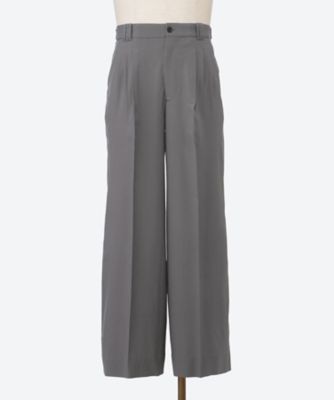 パンツ　ＷＯＯＬ　ＴＲＯＰＩＣＡＬ　３ＰＬＥＡＴＥＤ　ＷＩＤＥ―ＬＥＧ　ＴＲＯＵＳＥＲＳ　２５Ｓ―１８―ＹＫ２５ＳＳ０８９８Ｐ