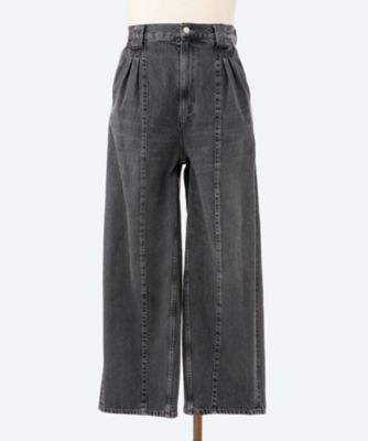 デニムパンツ　ＢＬＥＡＣＨＥＤ　ＤＥＮＩＭ　ＷＩＤＥ―ＬＥＧ　ＢＵＧＧＹ　ＰＡＮＴＳ　２５Ｓ―２５―ＹＫ２５ＳＳ０９２９Ｐ―Ｂ