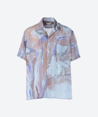 YOKE (Men)/ヨーク シャツ FLOWER PRINTED OPEN COLLAR SHIRT 25S―28―YK25SS0935SH