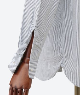 カジュアルシャツ Regular Collar Stripe Wind
