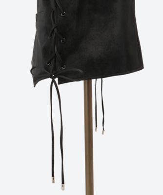 ベスト　ＫＮＯＴＴＥＤ　ＦＡＵＸ　ＬＥＡＴＨＥＲ　ＶＥＳＴ　２５Ｓ―５―ＳＨ２Ｆ３ＷＶＴＴ０１Ｍ