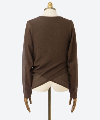 長袖Ｔシャツ　ＤＲＡＰＥＤ　Ｌ／Ｓ　ＴＯＰ　１９－ＳＳ２５－ＪＥＲ－１０４－０４