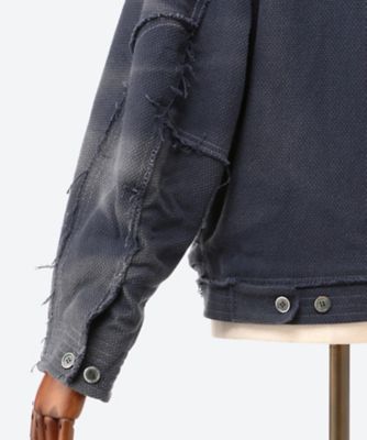 ブルゾン　ＳＵＮ－ＢＬＥＡＣＨＥＤ　ＲＡＷ　ＥＤＧＥ　ＢＬＯＵＳＯＮ　２５Ｓ－４－ＪＫ２５ＳＳＯＵ０３