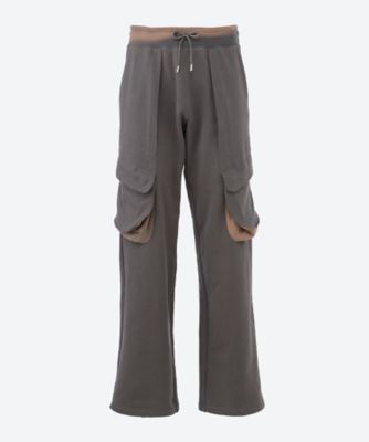 ＜JiyongKim（Men）＞パンツ　ＳＵＮ－ＢＬＥＡＣＨＥＤ　ＤＲＡＰＥＤ　ＰＯＣＫＥＴ　ＳＷＥＡＴＰＡＮＴＳ　２５Ｓ－１６－ＪＫ２５ＳＳＰＡ１１