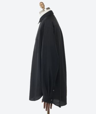 シャツ WOOL／SILK REGULAR COLLAR SHIRT