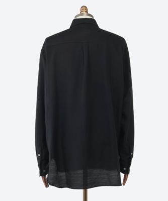 シャツ WOOL／SILK REGULAR COLLAR SHIRT