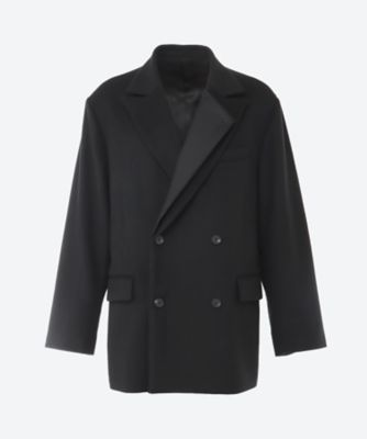 【送料無料】ssstein (Men)/シュタイン ジャケット OVERSIZED DOUBLE LAPELLED JACKET 25W―39―ST.1248 BLACK コート・ジャケット【三越伊勢丹/公式】