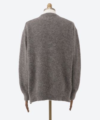 セーター WOOL／ALPACA MILLED KNIT CREW
