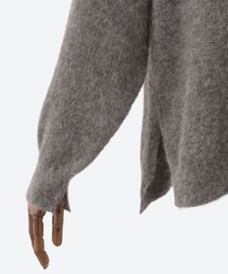 セーター WOOL／ALPACA MILLED KNIT CREW
