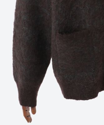 カーディガン KID MOHAIR MIX JACQUARD KNIT