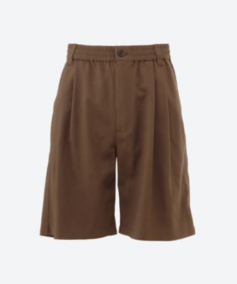 ショートパンツ WOOL TROPICAL 2PLEATED