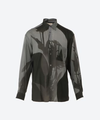 ＜YOKE (Men)＞シャツ　Ｐｈｏｔｏｇｒａｍ　Ｐｒｉｎｔｅｄ　Ｒａｙｏｎ　Ｓｈｉｒｔ　２５Ｗ―２２―ＹＫ２５ＦＷ０１０７５ＳＨ