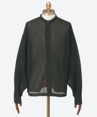 CFCL (Men)/シーエフシーエル シャツ TC SOFT HYPHA STAND―UP COLLAR SHIRT 25W―14―CF010KJ188 193SMOKEY トップス【三越伊勢丹/公式】