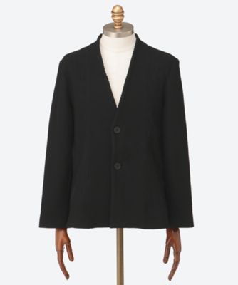 CFCL (Men)/シーエフシーエル ジャケット SOFT HYPHA COLLARLESS TAILORED JACKET 25W―18―CF010KD111 199BLACK コート・ジャケット【三越伊勢丹/公式】