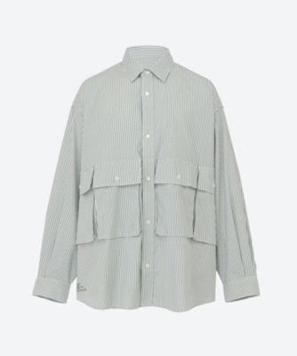 FreshService (Men)/フレッシュサービス カジュアルシャツ DRY OXFORD FLAP POCKET L/S SHIRT 25W―23―FSC253―50110B GREEN ST トップス【三越伊勢丹/公式】