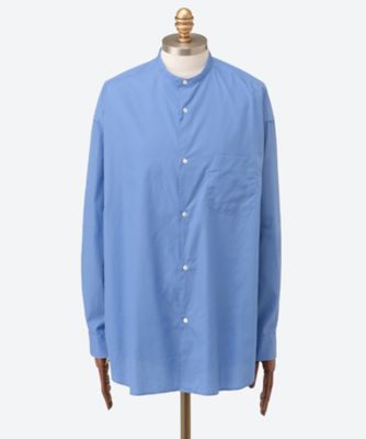 シャツ Broad L／S Oversized Band Collar