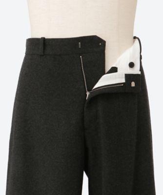 パンツ Wool Flannel Wide Trousers 25W